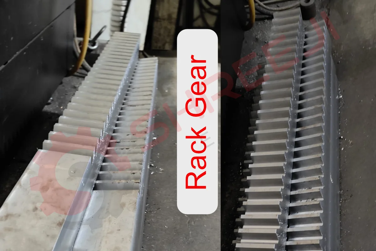High precision rack gear manufactured by Shreeji Gears for industrial linear motion applications